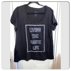 Torrid plus size 2 black tee shirt